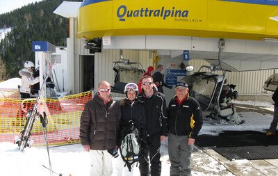 1.000.000 Fahrgast der Quattralpina im Winter 2009/10