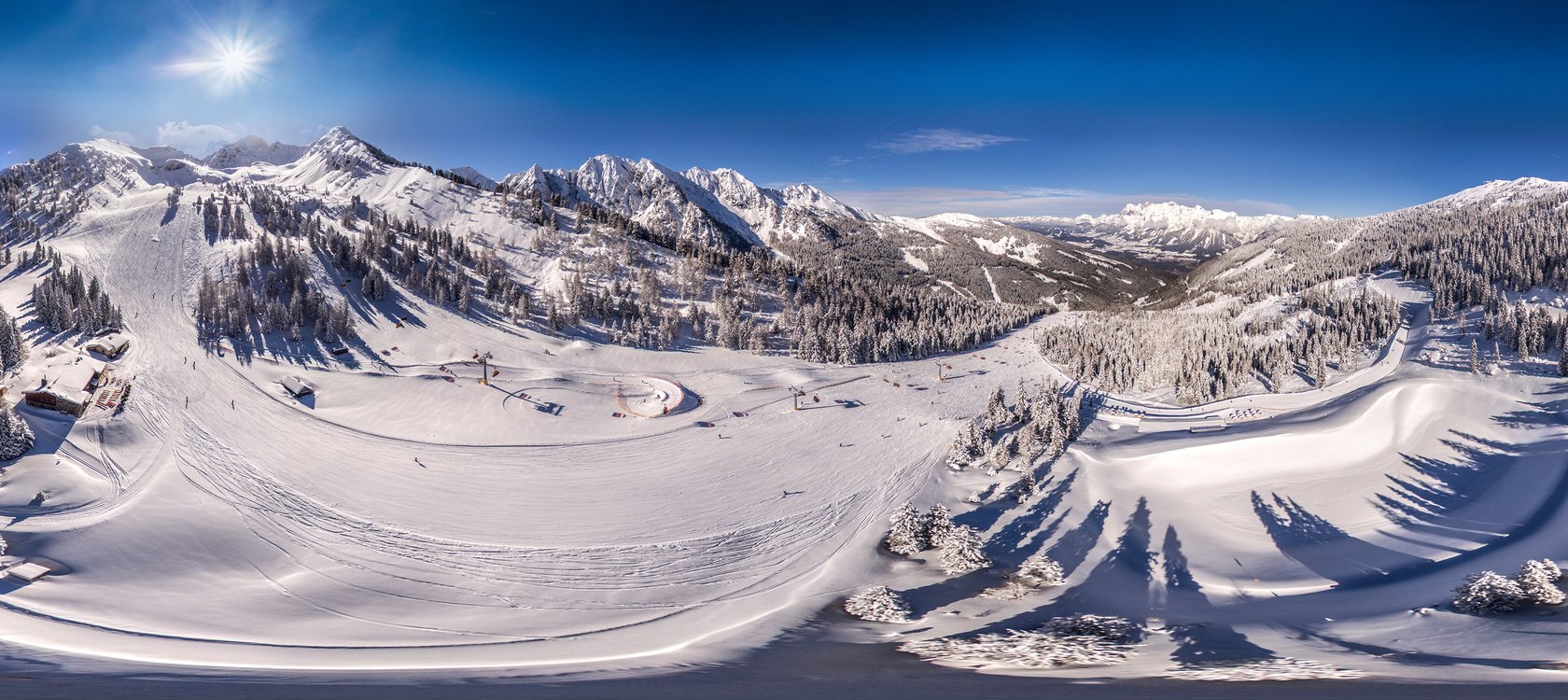 Skiing Hiking At Hauser Kaibling Schladming Dachstein