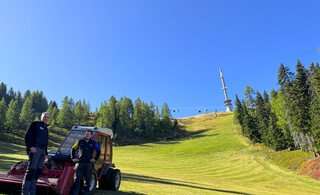 Herbstliche Pracht auf den Skipisten des Hauser Kaibling: