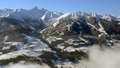 Panoramic view ski region Hauser Kaibling Styria